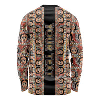 Personalized Ethiopian Tewahedo Angel Orthodox Long Sleeve Shirt Black Color