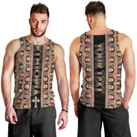 Personalized Ethiopian Tewahedo Angel Orthodox Men Tank Top Black Color