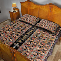Ethiopian Tewahedo Angel Orthodox Quilt Bed Set Black Color
