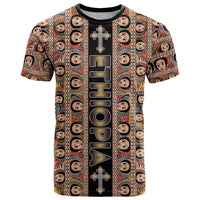 Personalized Ethiopian Tewahedo Angel Orthodox T Shirt Black Color