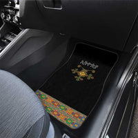 Ethiopia Saba Kemis Car Mats Habesha Style Black Color