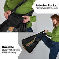 Ethiopia Saba Kemis Grocery Bag Habesha Style Black Color