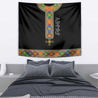 Ethiopia Saba Kemis Tapestry Habesha Style Black Color