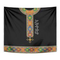 Ethiopia Saba Kemis Tapestry Habesha Style Black Color