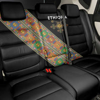 Ethiopia Saba Kemis Back Car Seat Cover Sash Style Black Color