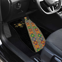 Ethiopia Saba Kemis Car Mats Sash Style Black Color