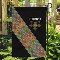 Ethiopia Saba Kemis Garden Flag Sash Style Black Color