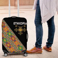 Ethiopia Saba Kemis Luggage Cover Sash Style Black Color