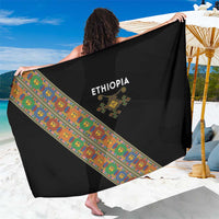 Ethiopia Saba Kemis Sarong Sash Style Black Color