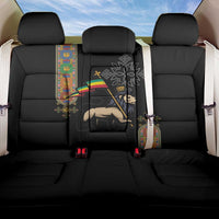 Ethiopia Saba Kemis Back Car Seat Cover Ethiopian Cross Lion Of Judah Black Color