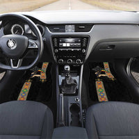 Ethiopia Saba Kemis Car Mats Ethiopian Cross Lion Of Judah Black Color