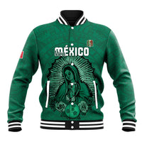 Custom Mexico Guadalupe Football Baseball Jacket Viva Mexico
