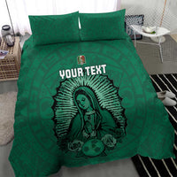 Custom Mexico Guadalupe Football Bedding Set Viva Mexico