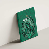 Custom Mexico Guadalupe Football Canvas Wall Art Viva Mexico