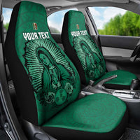 Custom Mexico Guadalupe Football Car Seat Cover Viva Mexico