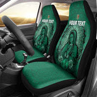Custom Mexico Guadalupe Football Car Seat Cover Viva Mexico