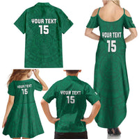 Custom Mexico Guadalupe Football Family Matching Summer Maxi Dress and Hawaiian Shirt Viva Mexico