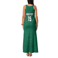 Custom Mexico Guadalupe Football Family Matching Tank Maxi Dress and Hawaiian Shirt Viva Mexico