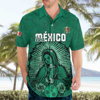 Custom Mexico Guadalupe Football Hawaiian Shirt Viva Mexico