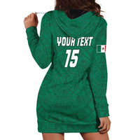 Custom Mexico Guadalupe Football Hoodie Dress Viva Mexico