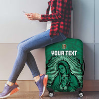 Custom Mexico Guadalupe Football Luggage Cover Viva Mexico