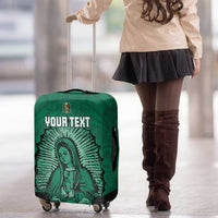 Custom Mexico Guadalupe Football Luggage Cover Viva Mexico