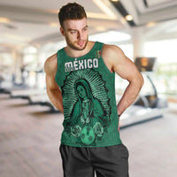 Custom Mexico Guadalupe Football Men Tank Top Viva Mexico