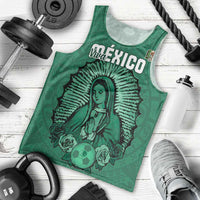 Custom Mexico Guadalupe Football Men Tank Top Viva Mexico