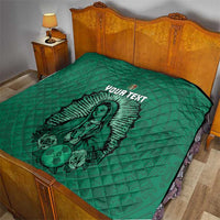 Custom Mexico Guadalupe Football Quilt Viva Mexico