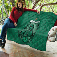 Custom Mexico Guadalupe Football Quilt Viva Mexico