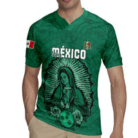Custom Mexico Guadalupe Football Rugby Jersey Viva Mexico