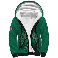 Custom Mexico Guadalupe Football Sherpa Hoodie Viva Mexico