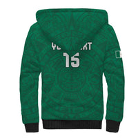 Custom Mexico Guadalupe Football Sherpa Hoodie Viva Mexico