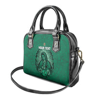 Custom Mexico Guadalupe Football Shoulder Handbag Viva Mexico
