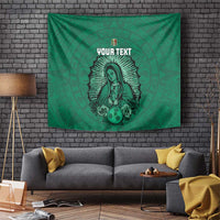 Custom Mexico Guadalupe Football Tapestry Viva Mexico