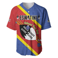 Personalized Eswatini National Flag Day Baseball Jersey Nguni Shield Flag Style