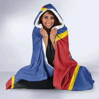 Personalized Eswatini National Flag Day Hooded Blanket Nguni Shield Flag Style