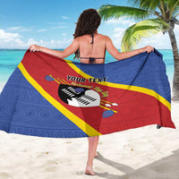 Personalized Eswatini National Flag Day Sarong Nguni Shield Flag Style