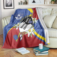 Eswatini Blanket Nguni Shield Edelweiss Flower