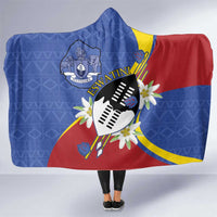 Eswatini Hooded Blanket Nguni Shield Edelweiss Flower