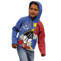 Eswatini Kid Hoodie Nguni Shield Edelweiss Flower