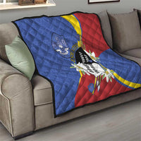 Eswatini Quilt Nguni Shield Edelweiss Flower