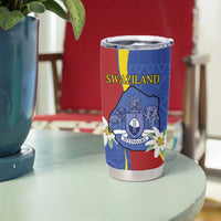 Eswatini Tumbler Cup Nguni Shield Edelweiss Flower