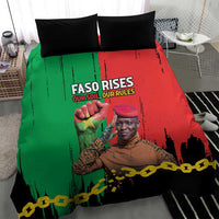 Ibrahim Traore Bedding Set Faso Rises Our Soil Our Rules