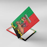 Ibrahim Traore Canvas Wall Art Faso Rises Our Soil Our Rules