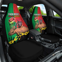 Ibrahim Traore Car Seat Cover Faso Rises Our Soil Our Rules