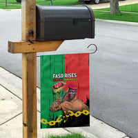 Ibrahim Traore Garden Flag Faso Rises Our Soil Our Rules