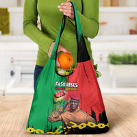 Ibrahim Traore Grocery Bag Faso Rises Our Soil Our Rules