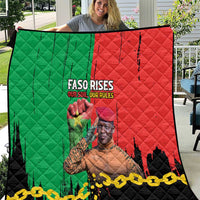 Ibrahim Traore Quilt Faso Rises Our Soil Our Rules
