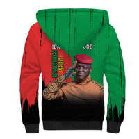 Ibrahim Traore Sherpa Hoodie Faso Rises Our Soil Our Rules